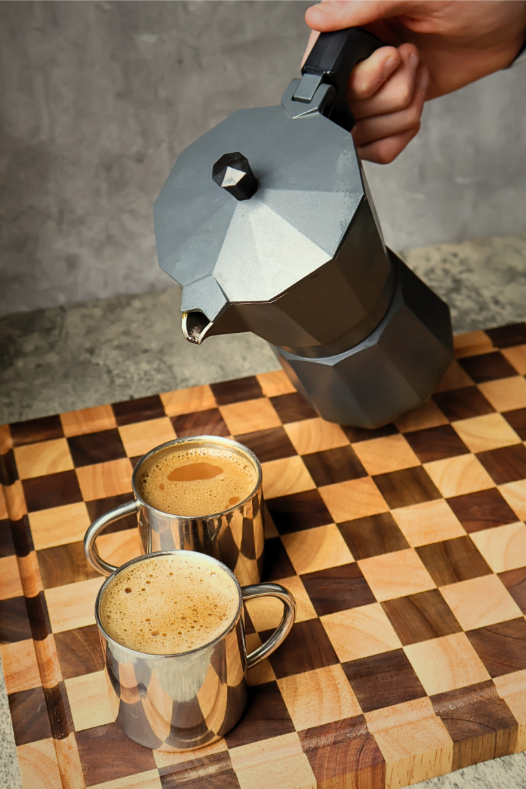 Cuban Style Frothy Coffee (Cafecito) in the Moka Pot