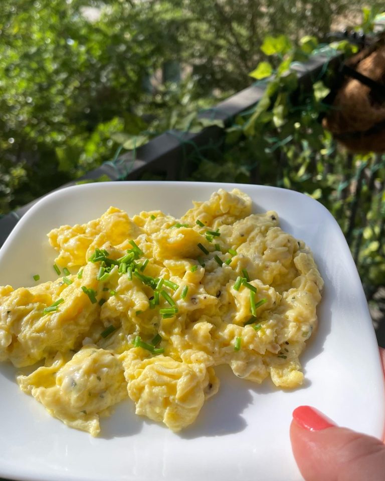 Fluffy and Delicious Boursin Scrambled Eggs