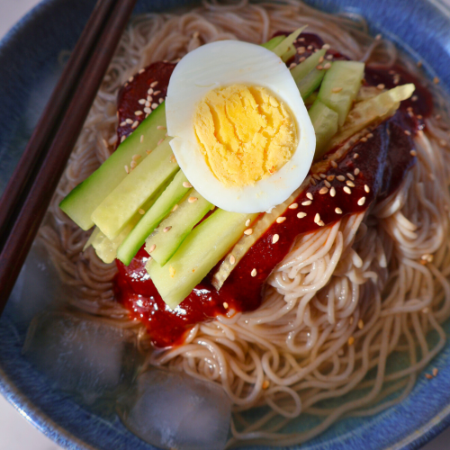 Bibim Naengmyeon (Korean Spicy Cold Noodles)