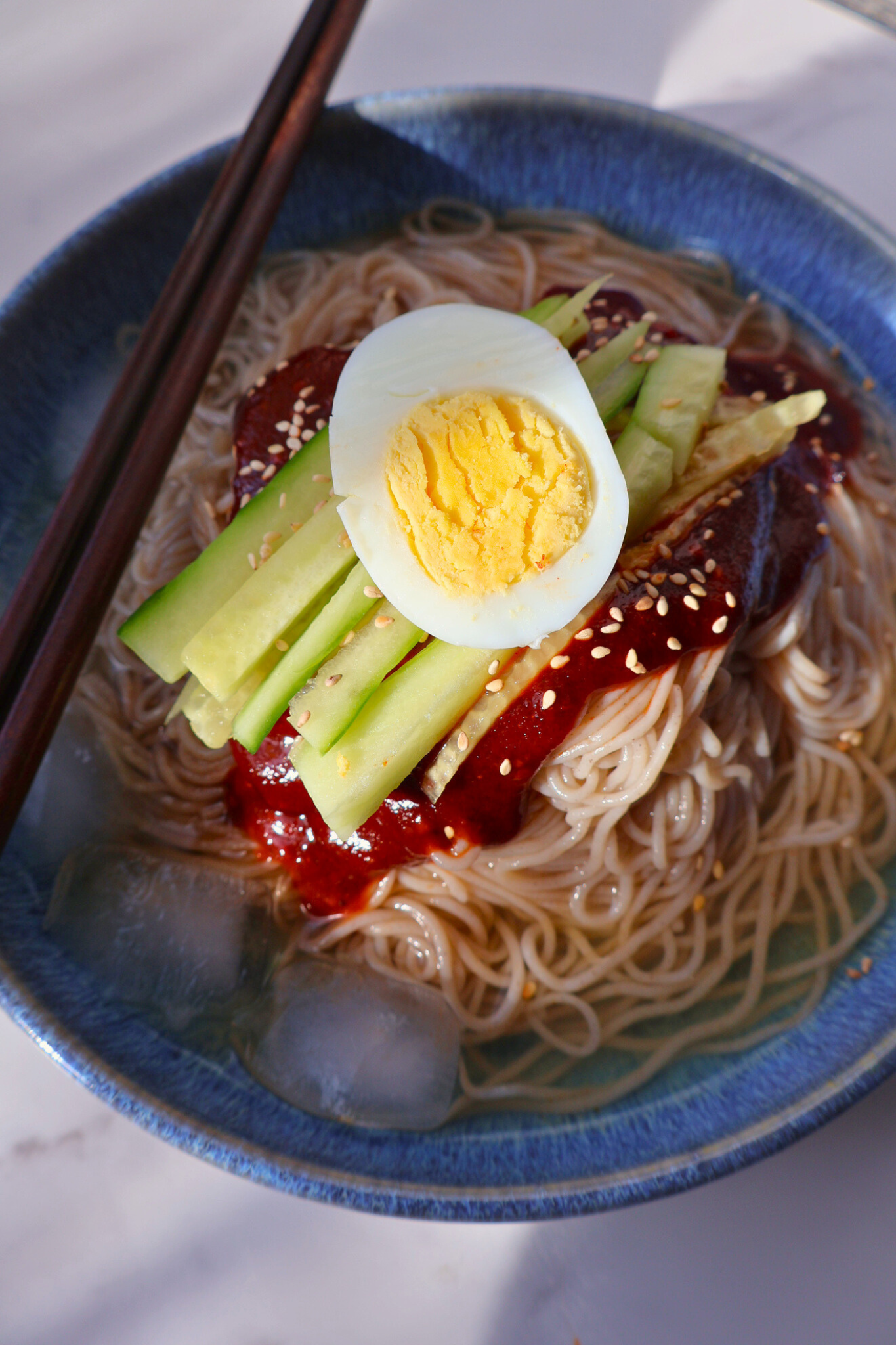 Bibim Naengmyeon (Korean Spicy Cold Noodles)