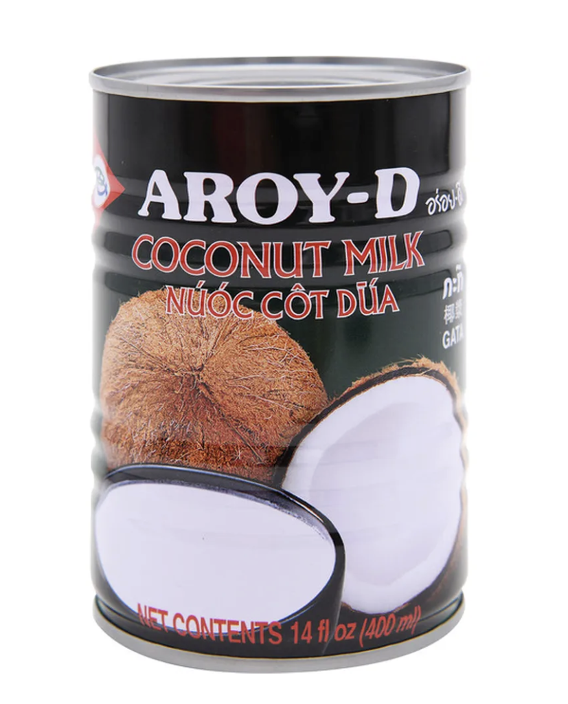 Aroy-D coconut milk can used for Thai mango sticky rice recipe